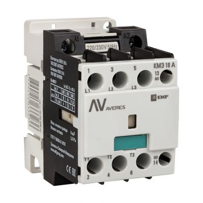 Контактор КМЭ 22А 1NC 230В АС EKF AVERES ctr-s-22-01-230-av
