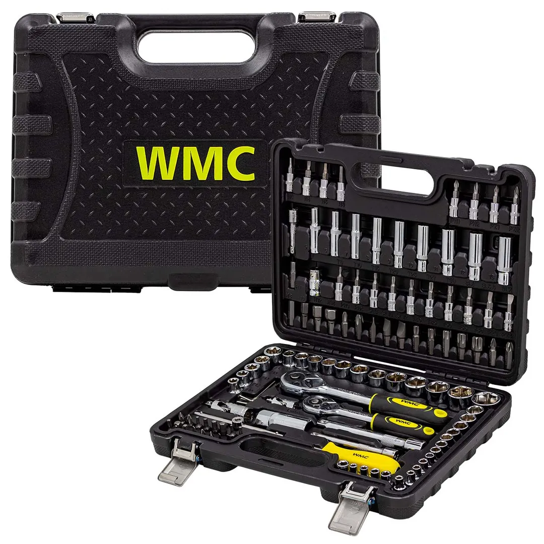 Набор инструментов 108 пр. 1/4''&3/8'' 6-гр. WMC TOOLS WMC-41082-5DS