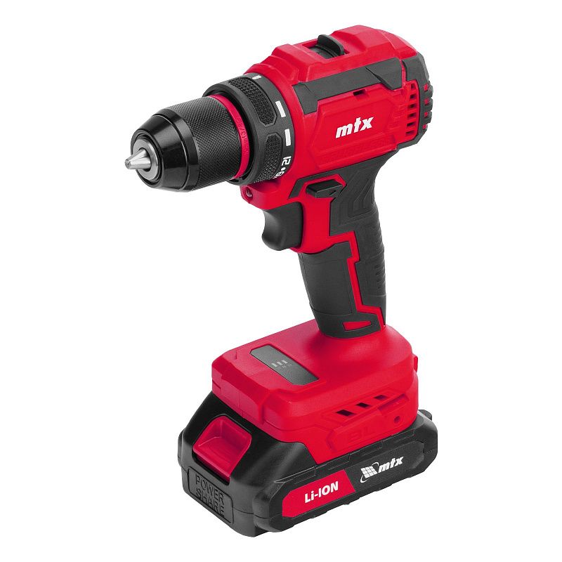 Дрель-шуруповерт аккумуляторная бесщет. CDS-BL-20, Li-Ion, 20 В MTX 26187