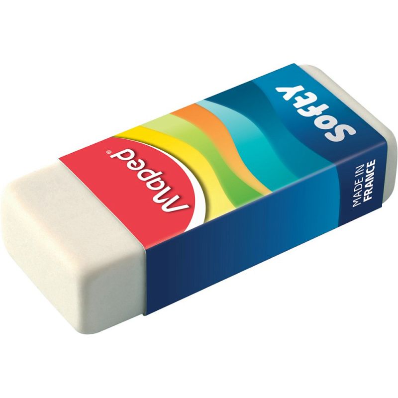 Ластик Maped "Softy", 1 шт, белый, (021529)
