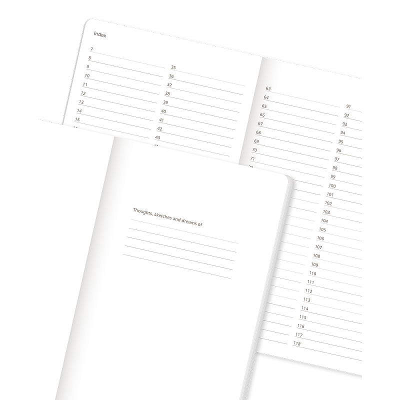 Блокнот "Carapace sky", А5, 96 листов, линейка, голубой