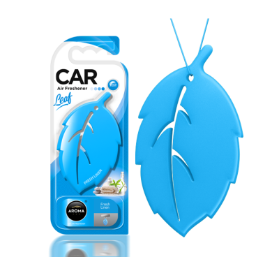 Освежитель воздуха Leaf 3D Fresh Linen Aroma Car 83126