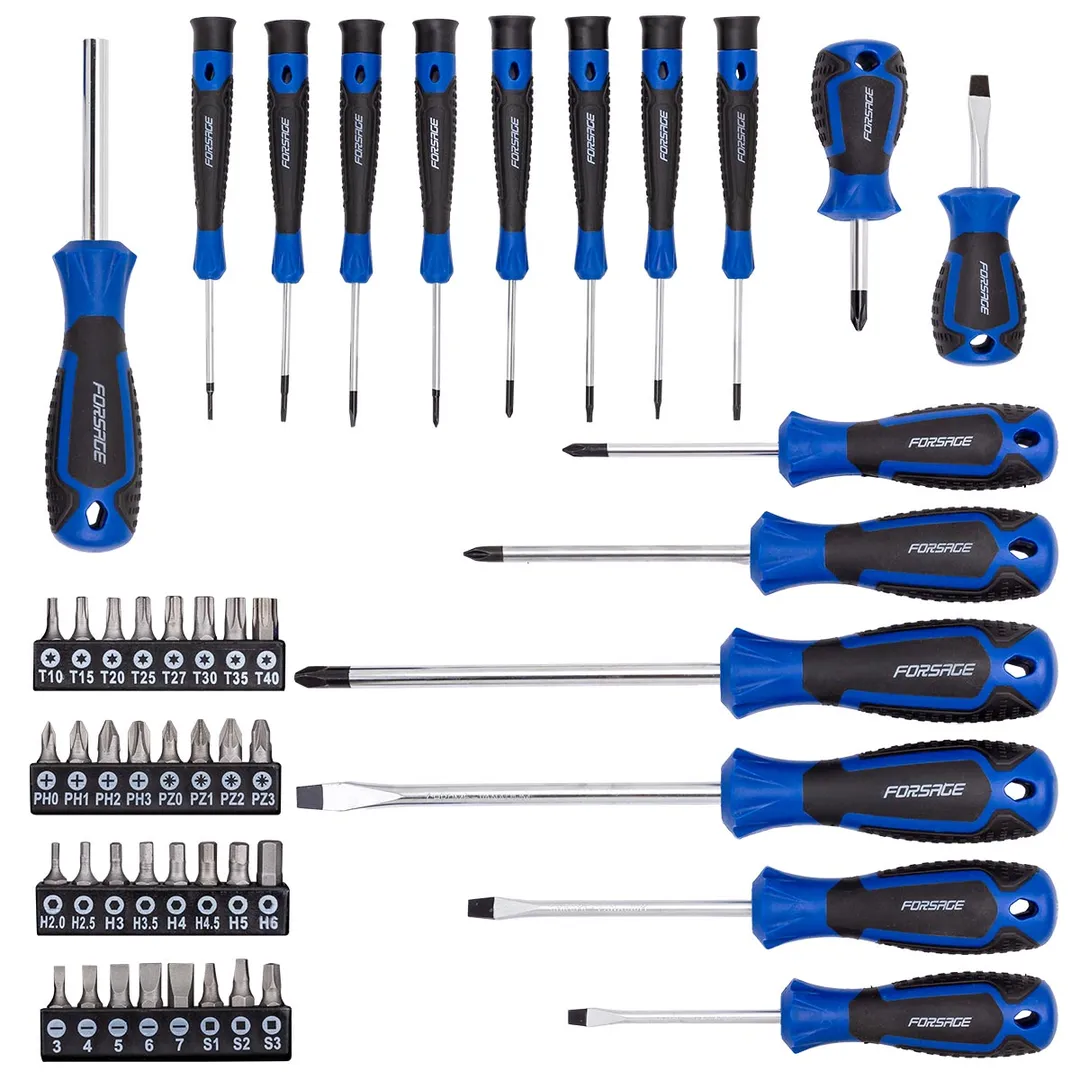 Набор отверток и бит 50 пр Forsage F-7050B