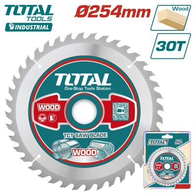Диск пильный 254x30 мм 30 зубьев по дереву TOTAL TAC231720