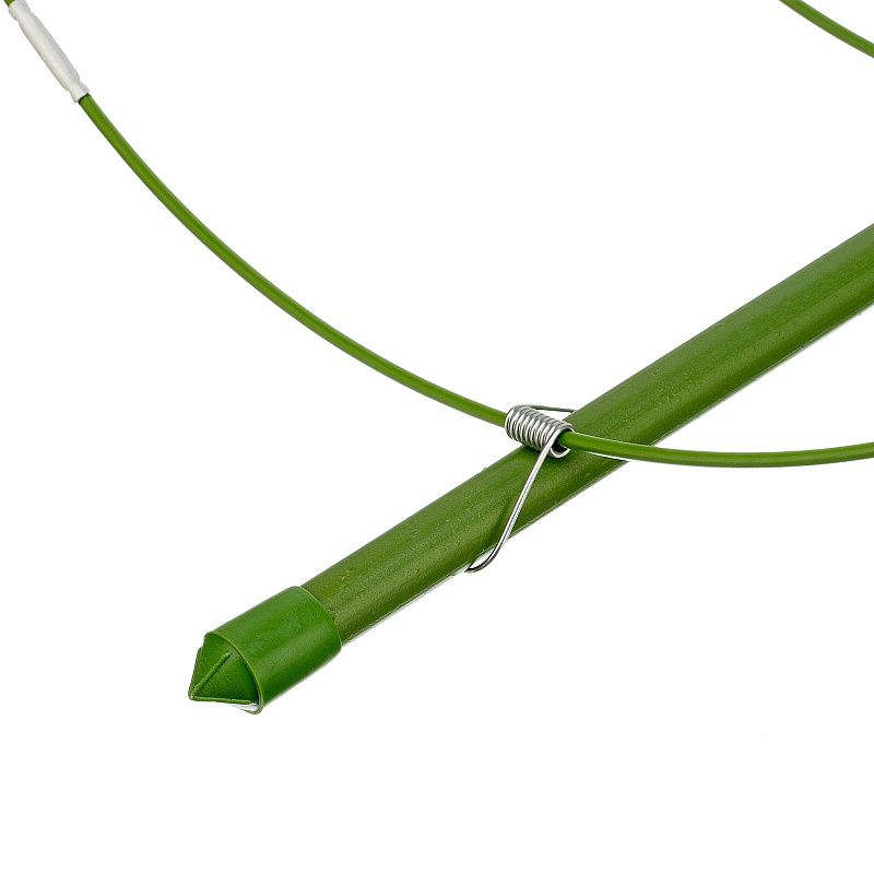 Поддержка для растений круглая H 120 см, металл в пластике, 4 кольца Palisad 644035