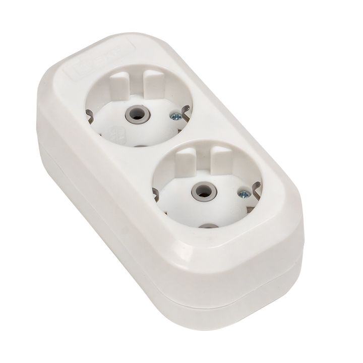 Колодка 2 гн, 16А 3,5кВт с/з Эксперт EKF PROxima AKB16-2