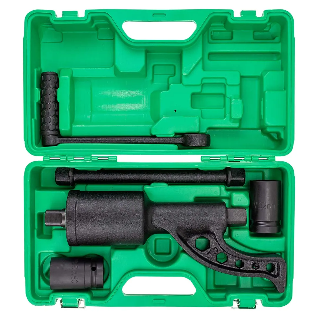 Гайковерт ручной с редуктором 1" 5800 Нм, головки 32,33 мм RockForce RF-3411389