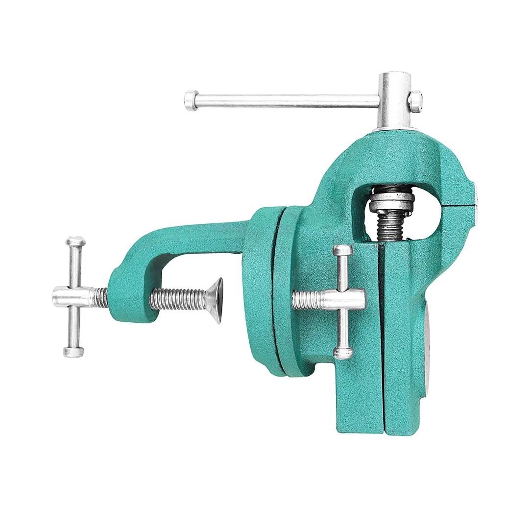 Тиски настольные поворотные с наковальней 60 мм RockForce RF-3291322