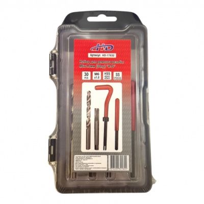 Набор для ремонта резьбы М6х1.0 мм 30 пр H-D HD-17632