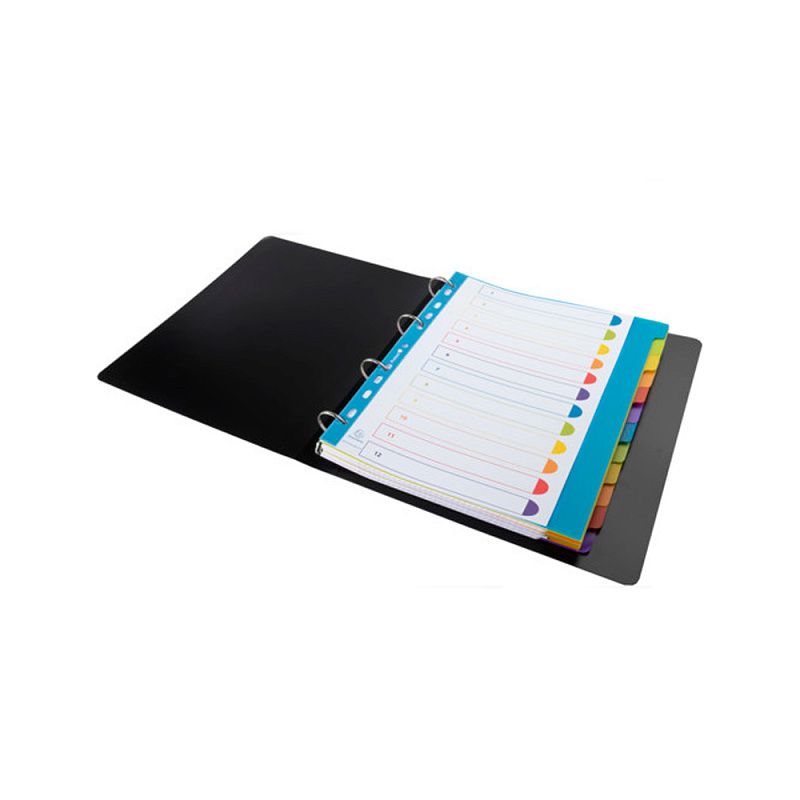 Разделитель на 12 делений, A4, ассорти