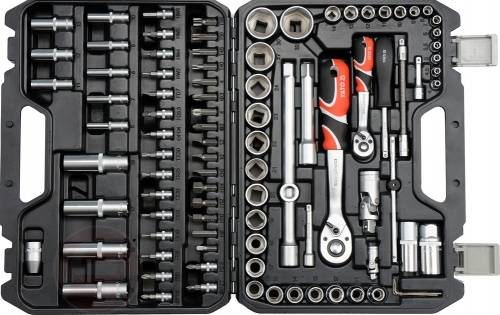 Набор инструментов 1/4''&1/2'' 94 пр. Yato YT-12681