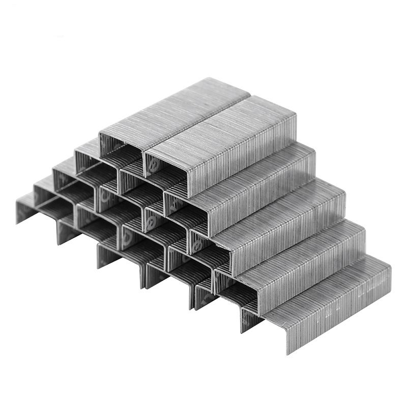 Скобы "Deli", 10, 1000 шт, металлик