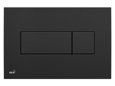 Кнопка управления для систем инсталляций, черная Alcaplast M378