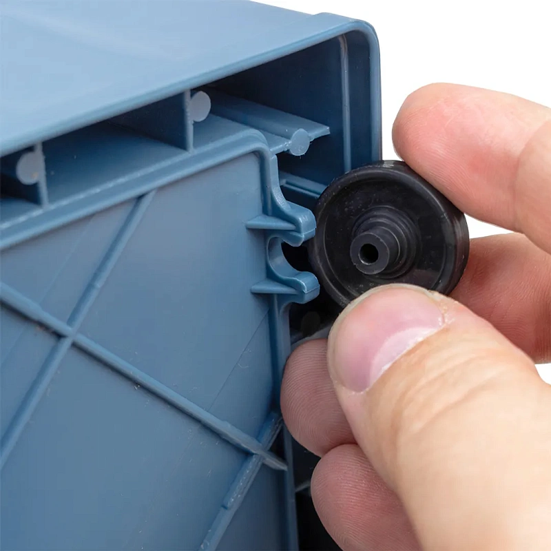 Ящик пластмассовый складной для хранения, размер XL WMC TOOLS WMC-ORGB