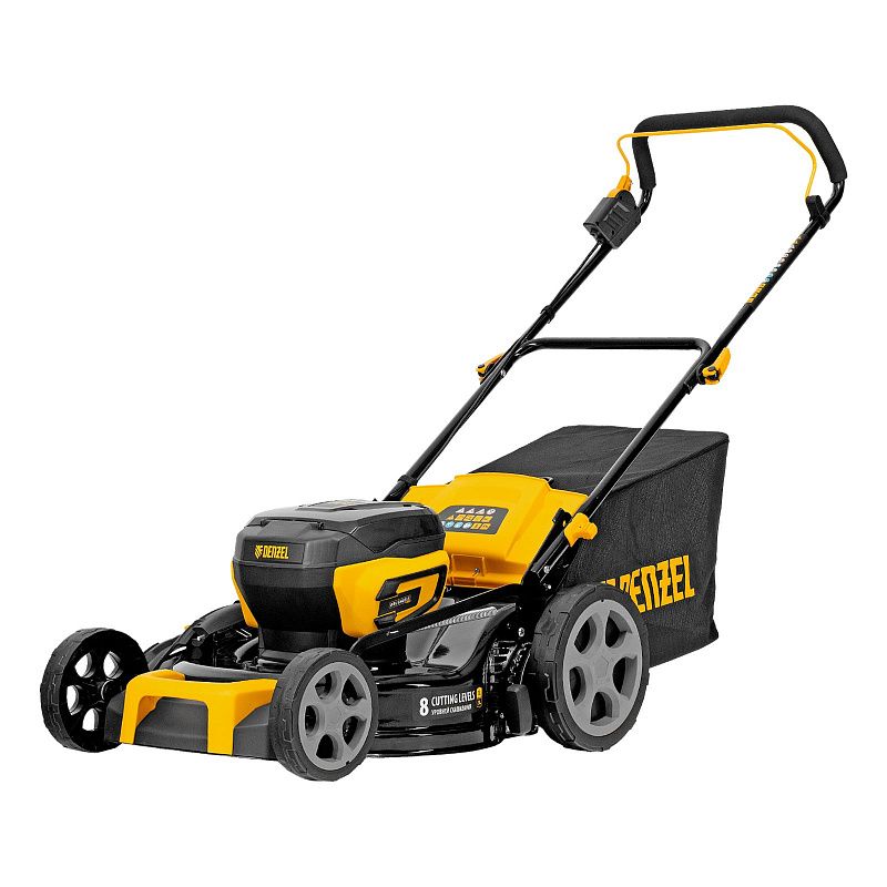 Газонокосилка аккумуляторная бесщет. DLM-460, 460 мм, травосб. 65 л., Li-Ion, 40 В Denzel 58911