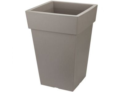 Кашпо ТУБУС 200х200мм 4,5л, французский серый IDEA М3177