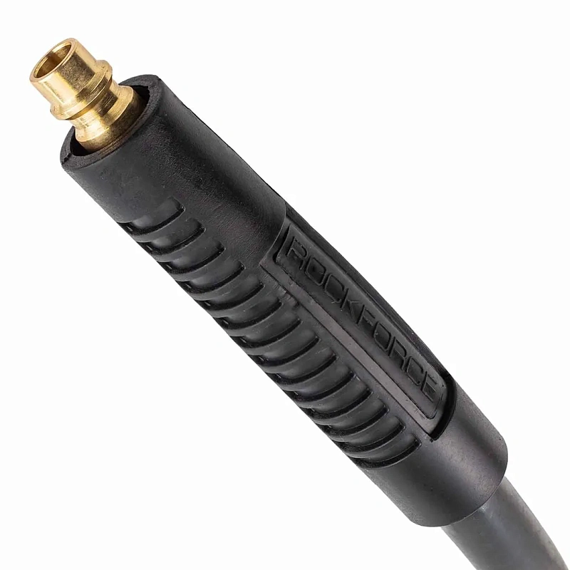 Шланг резиновый воздушный армированный с быстросъемами 6х12 мм, 10 м RockForce RF-AHC-10/B