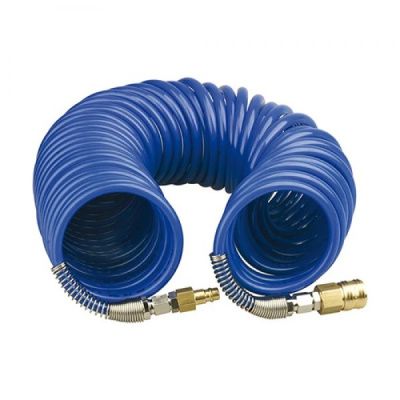 Шланг пневматический спиральный 8х12мм 20 м HOREX PU8*12-20м спиральный