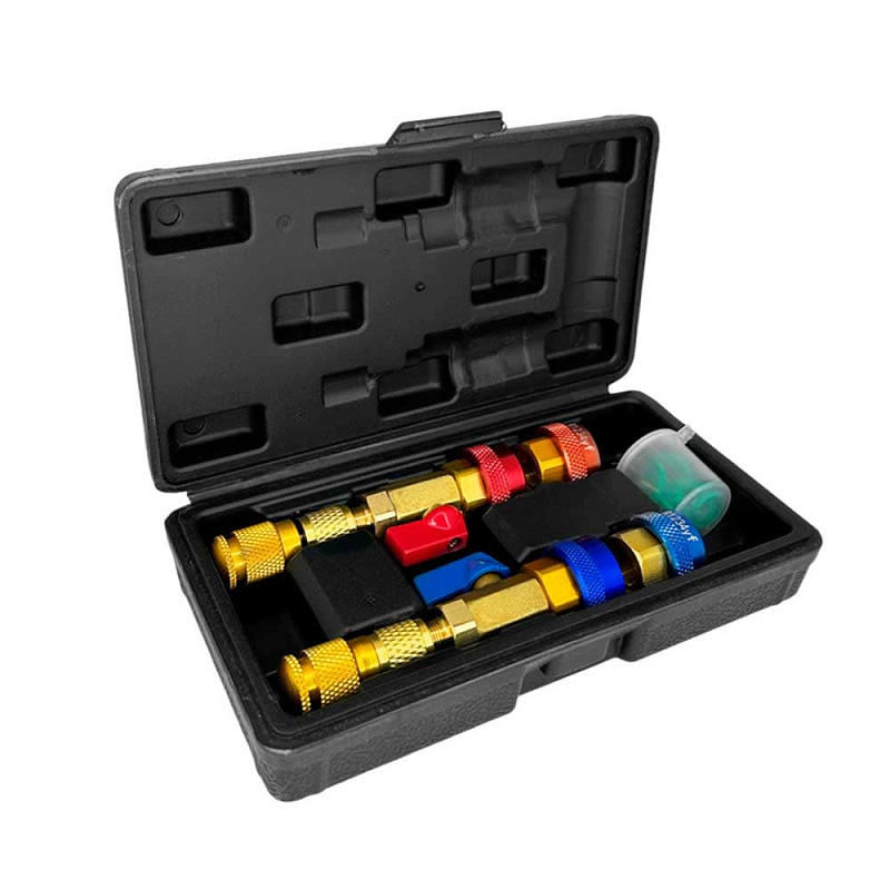 Набор адаптеров для смены золотников под давлением R134a R1234yf Horex HZ 18.205.34SK