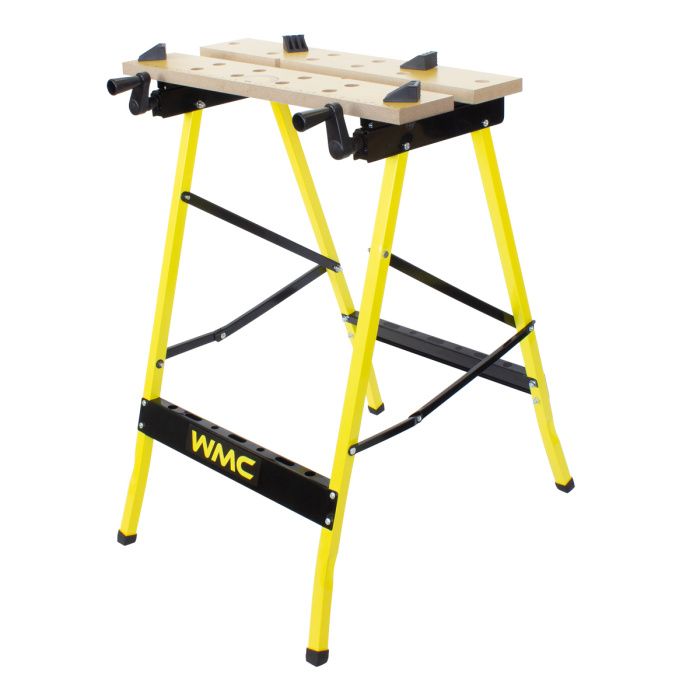 Верстак столярный металлический с разводной столешницей 950x560x165 мм, до 100 кг WMC TOOLS WMC-TG6101045
