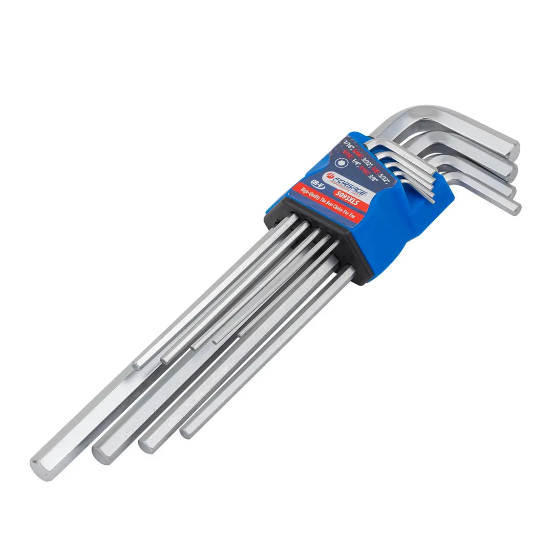 Набор ключей Г-образных 6-гранных, 9 пр., 1/16''-3/8'' Forsage F-5093XLS