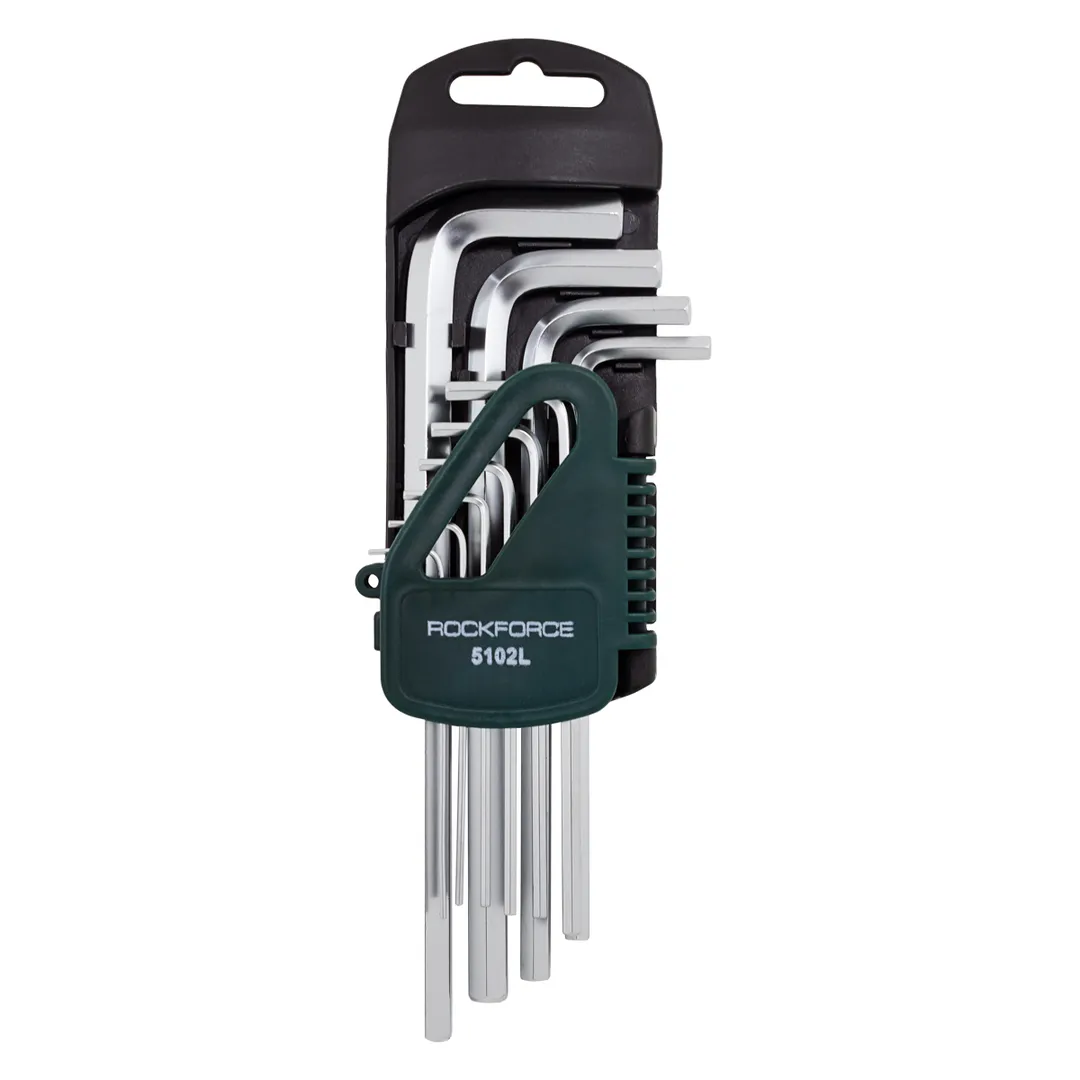Набор длинных шестигранных ключей 10 пр. RockForce RF-5102L