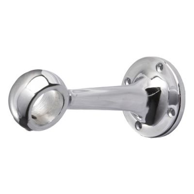 Держатель дистанционный проходной трубы d32 (670), хром AKS 17065