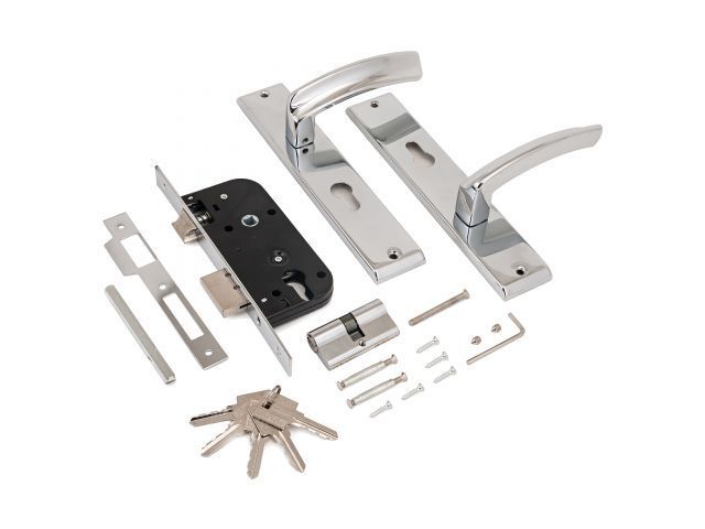 Замок врезной с/руч АЛЛЮР АРТ ЗВ4-70.08 CP хром УЗК 10162