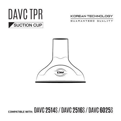 Насадка для прочистки труб DAVC TPR Daewoo DAVC TPR