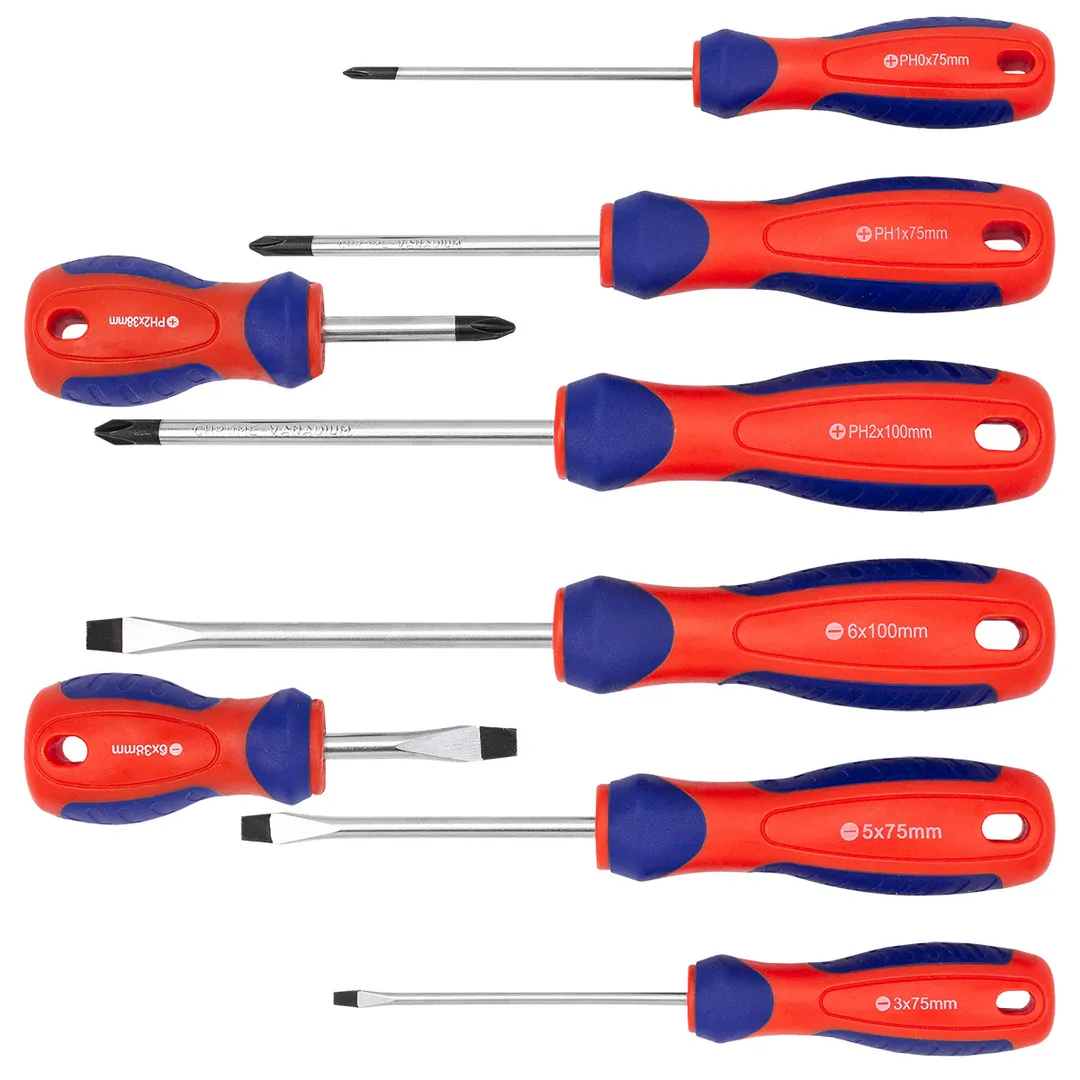 Набор отверток SL, PH 8 пр YATAFORCE YF-7008B