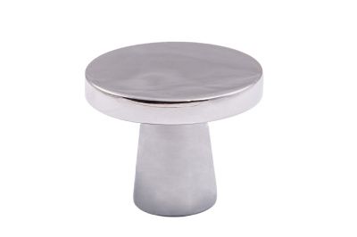 Ручка меб. кнопка мет. SOLO хром AKS 62305