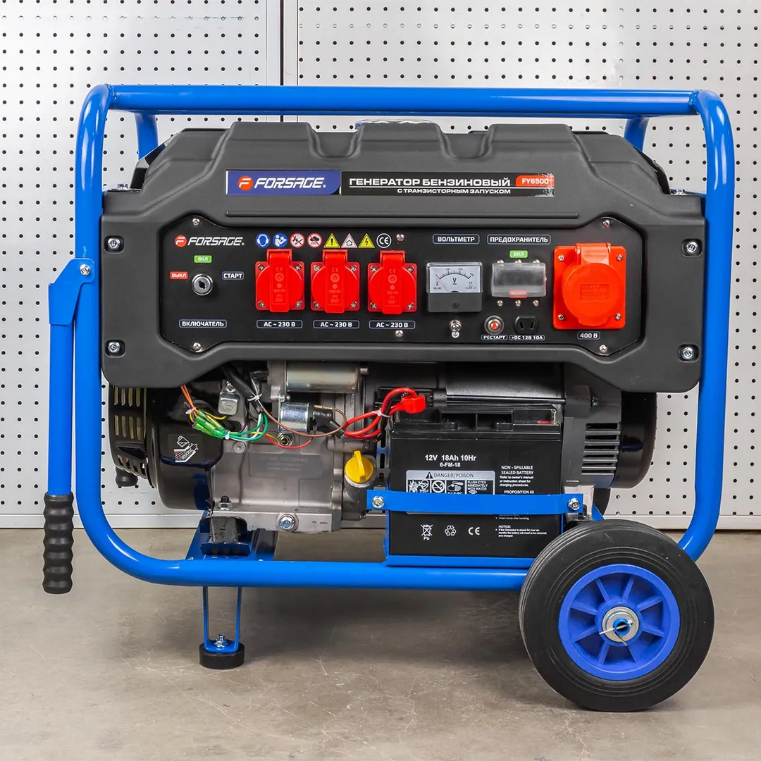 Генератор автономный бензиновый 5000Вт ном. Forsage F-FY6500