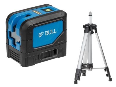 Нивелир лазерный линейный LL 2301 P со штативом в коробке BULL 13025123