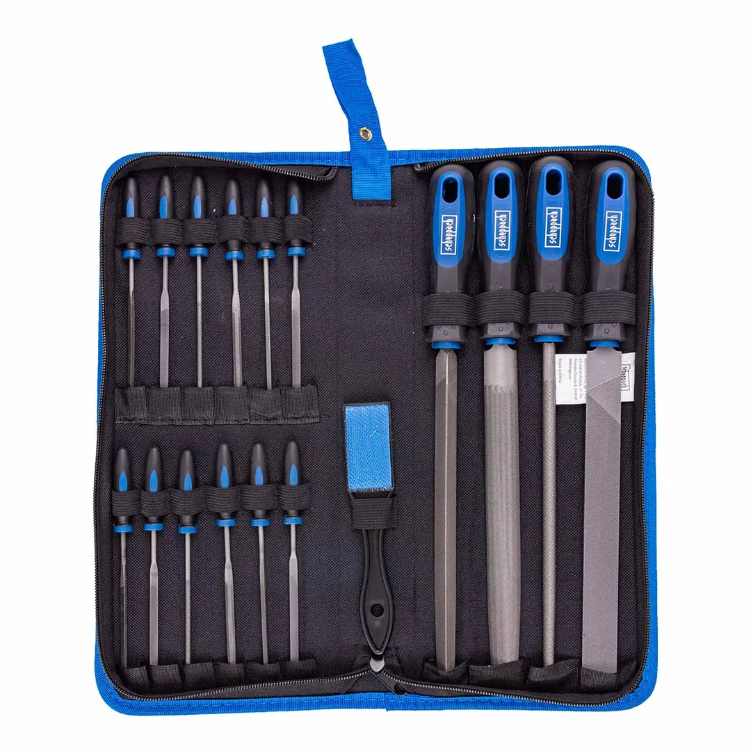 Набор напильников разнопрофильных, 17 шт Scheppach Sch-5056W