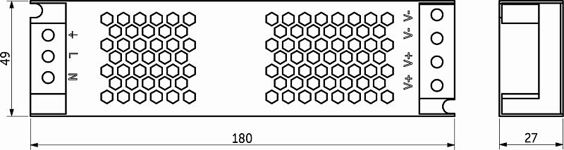 Блок питания Indoor 100W/24V, серия 5, AKS 115412
