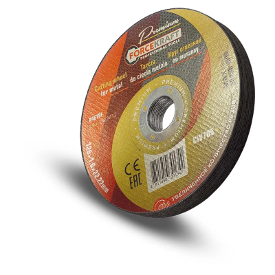 Круг отрезной по металлу 125x1x22,2 мм, 10 шт ForceKraft FK-CW705 PREMIUM[10шт к-т]