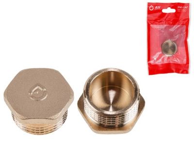 Заглушка 3/4" нар., инд. упак. AV Engineering AVE310004