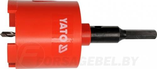 Cверло алмазное корончатое d68мм HEX Yato YT-6045