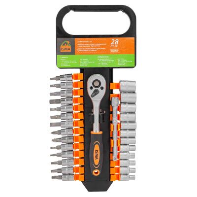 Набор инструментов 28 пр. 1/4' ISMA ISMA-2028-5