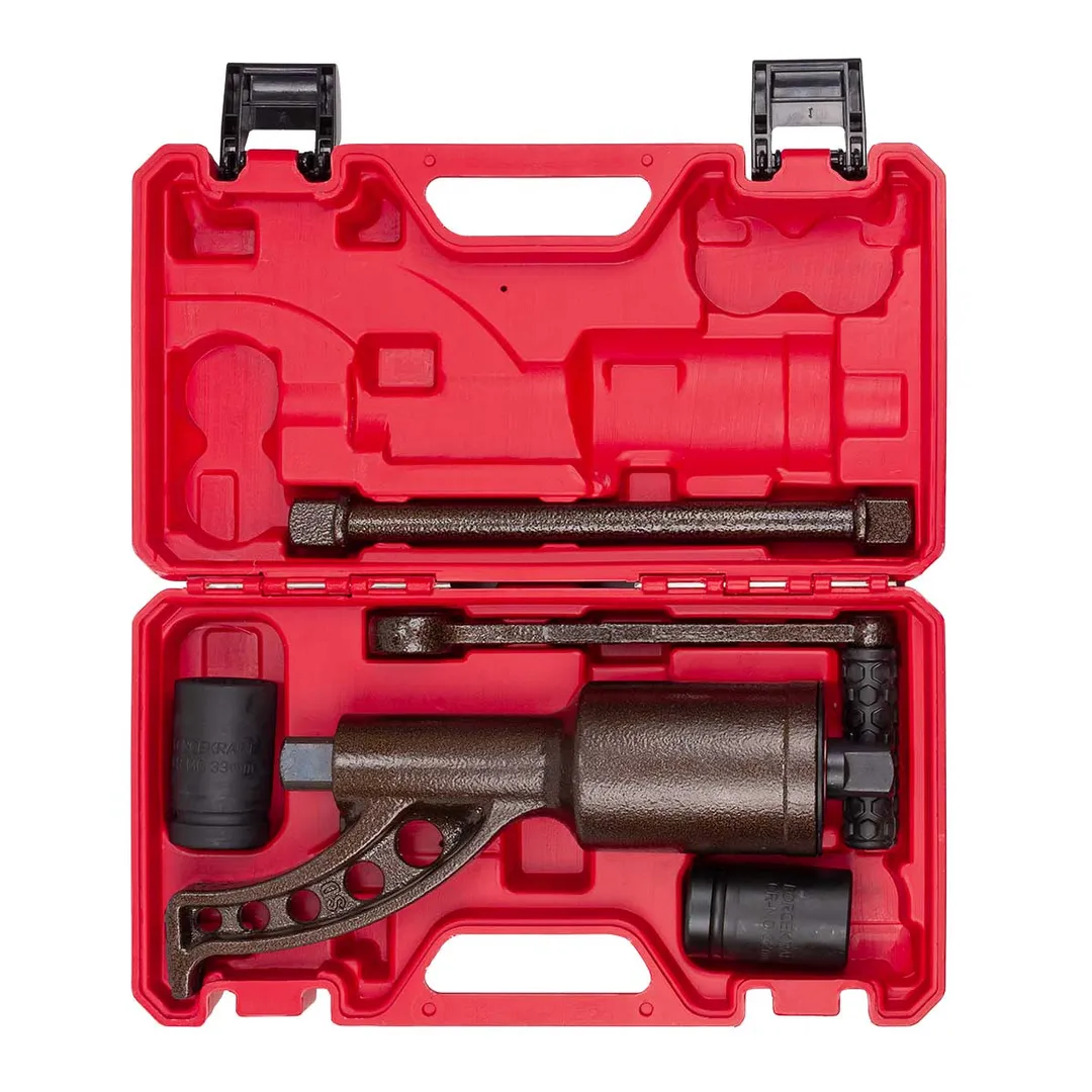 Гайковерт ручной с редуктором 1'', головки 32, 33 мм, L310 мм, 1:68, 6200 Нм ForceKraft FK-3411389 HS