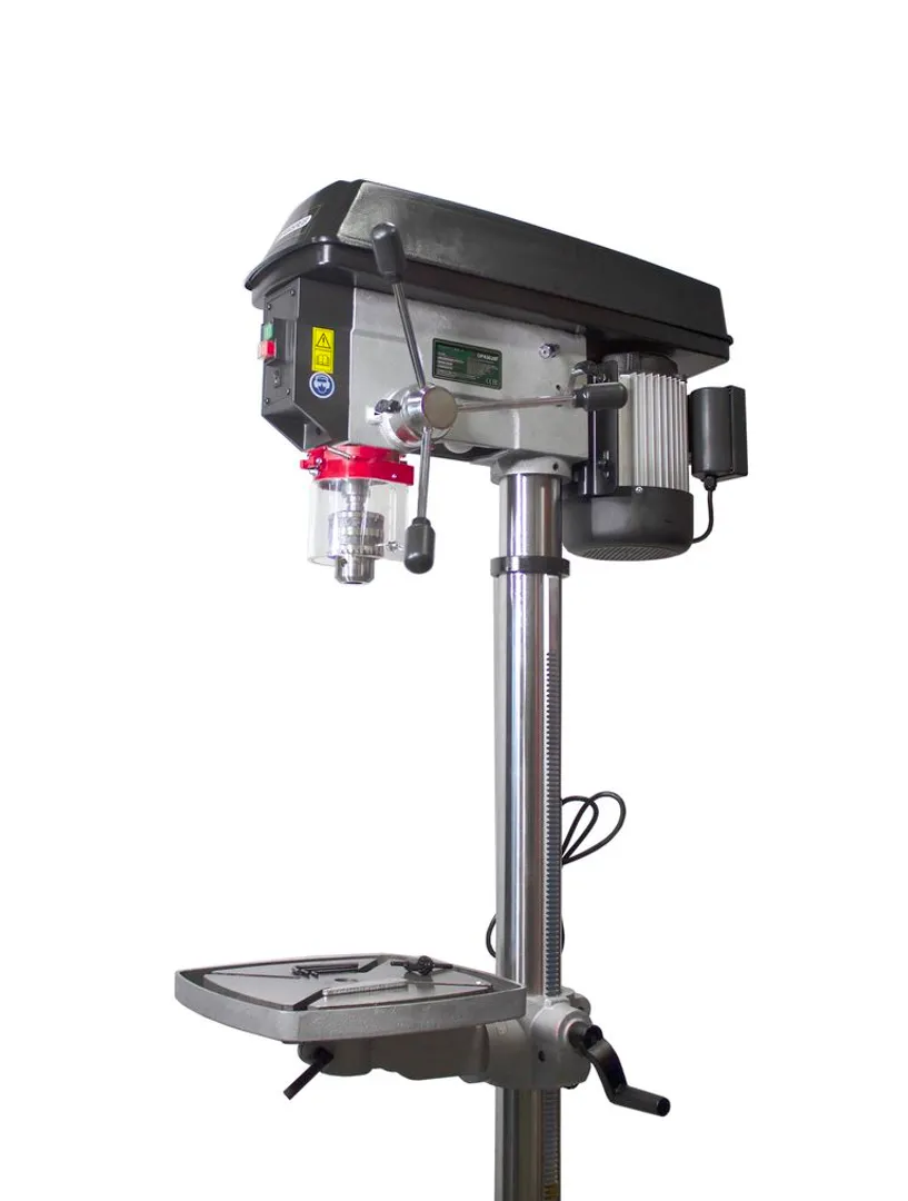 Станок сверлильный напольный 220В, 900Вт, 170-3000об/мин, диаметр сверла - 5-20 мм, 16 скоростей RockForce RF-DP43028F