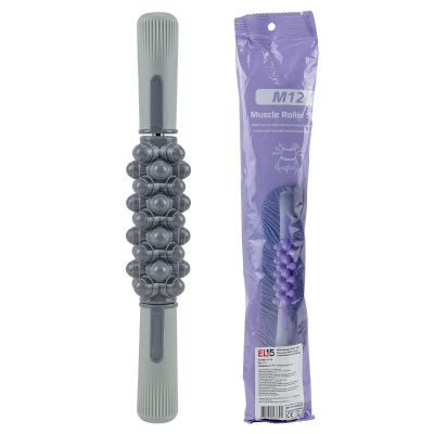 Массажер МФР ручной механический роликовый EL15 RP-7715GREY