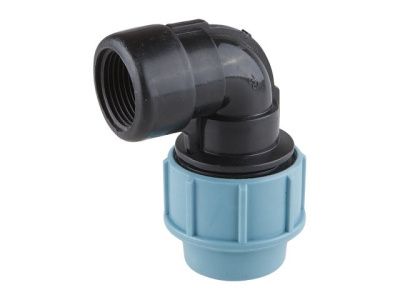 Угольник (колено) комрессионный, внутренняя резьба 32x1 1/4'' AV Engineering AVE10232114