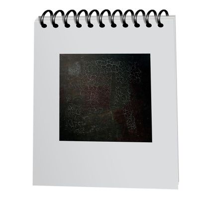 Скетчбук "Малевич. Черный квадрат", А5, 100 листов, разноцветный