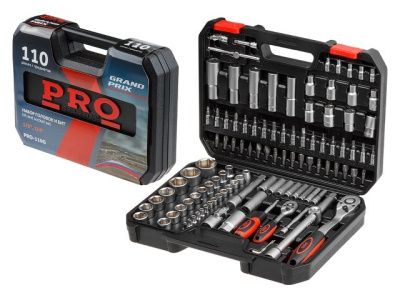 Набор инструментов 110 пр. 1/4''&1/2'' GRAND PRIX Pro Startul PRO-110G
