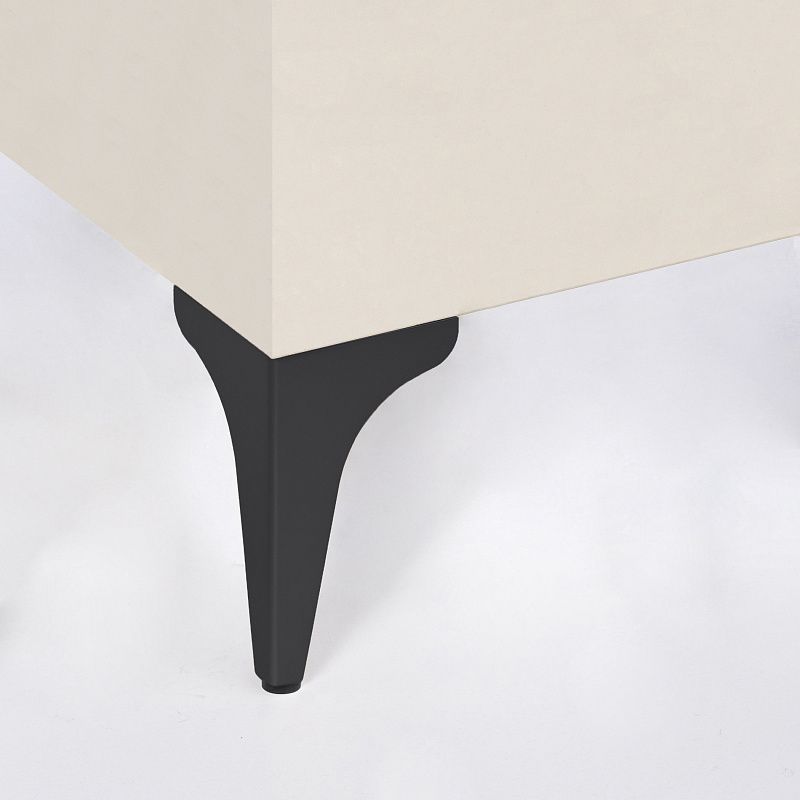 Опора мебельная мет. STELLAR h150 угловая черный матовый AKS 113008