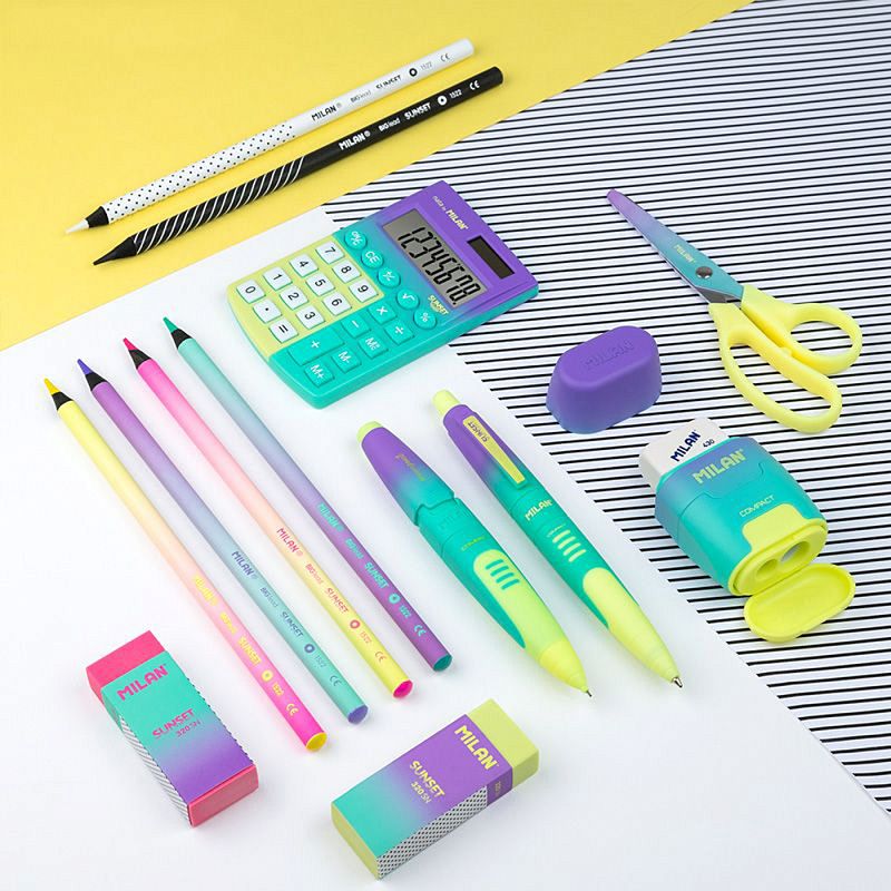 Ластик Milan "Sunset 320SL", 1 шт, ассорти