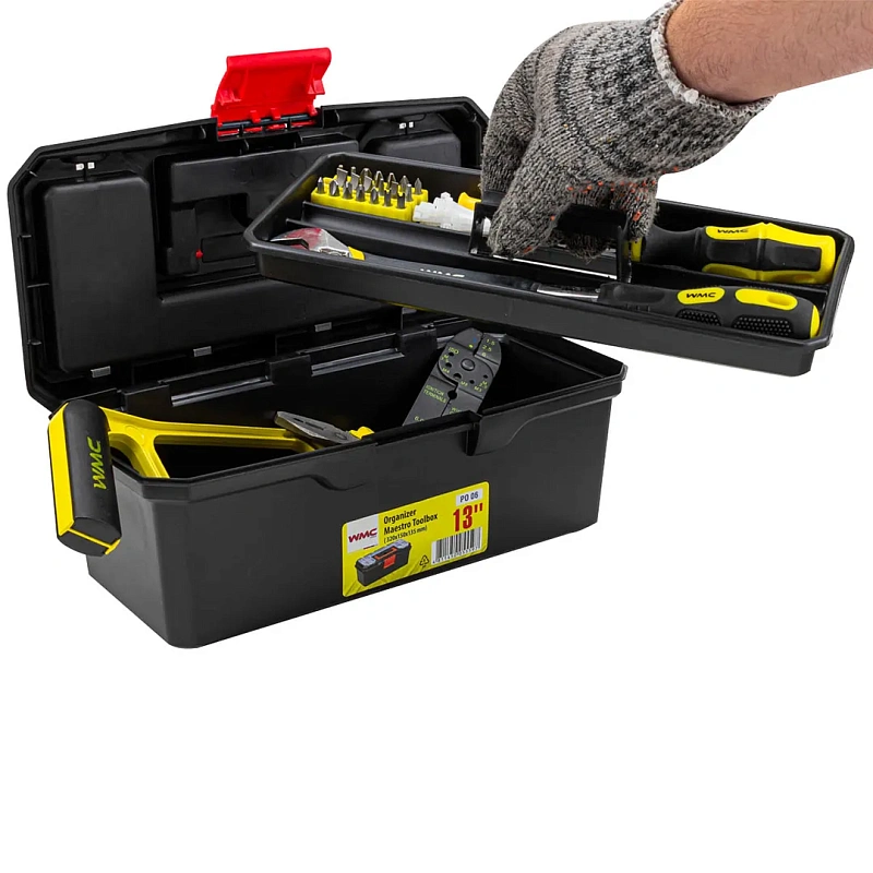 Ящик для инструмента пластмассовый 320x150x135 мм WMC TOOLS WMC-PO.06