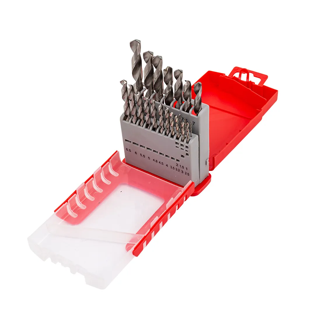 Набор сверл по металлу 1-10 мм HSS 21 пр ForceKraft FK-924U21S