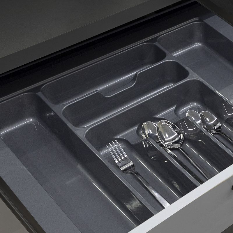 Лоток для столовых приборов 600 BASIC 540*430, серый AKS 114054